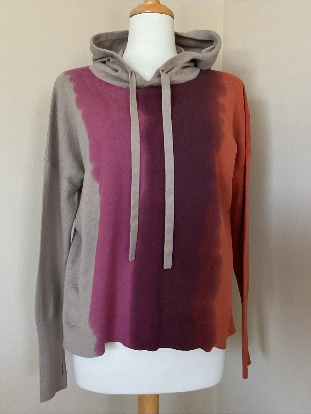 J. Society Tie Dye Hoodie Sweater Size Large